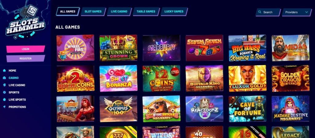 slots hammer casino giochi