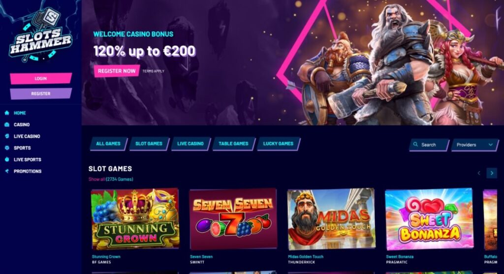 slots hammer casino